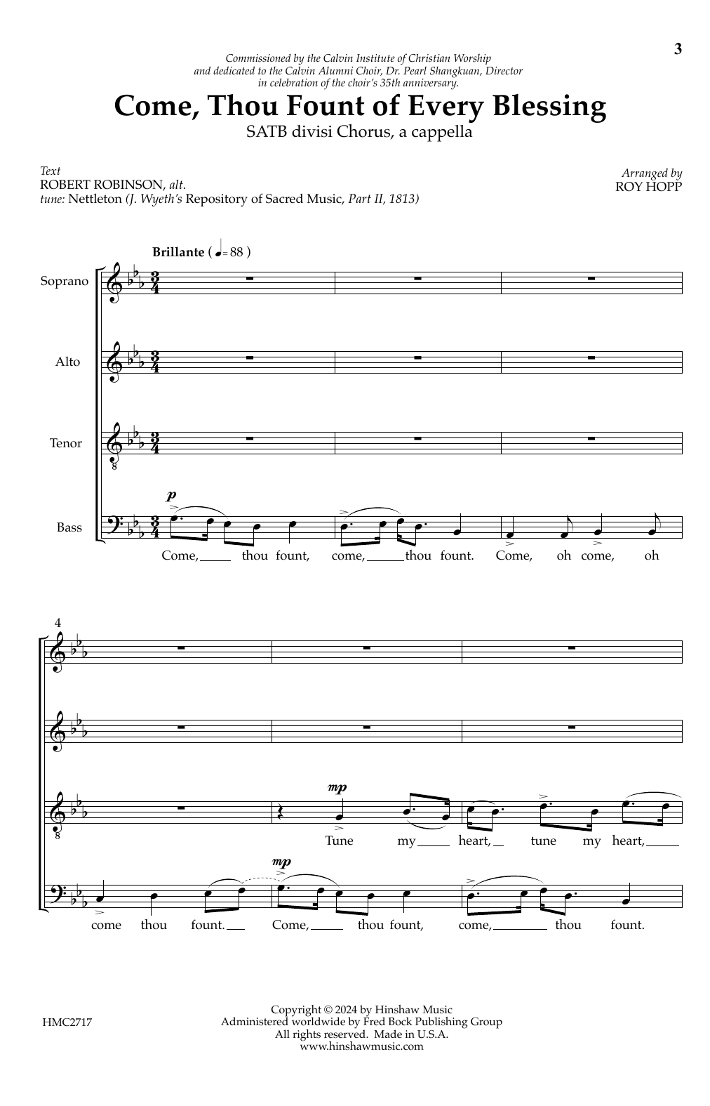 Produktbild zu: Come, Thou Fount of Every Blessing