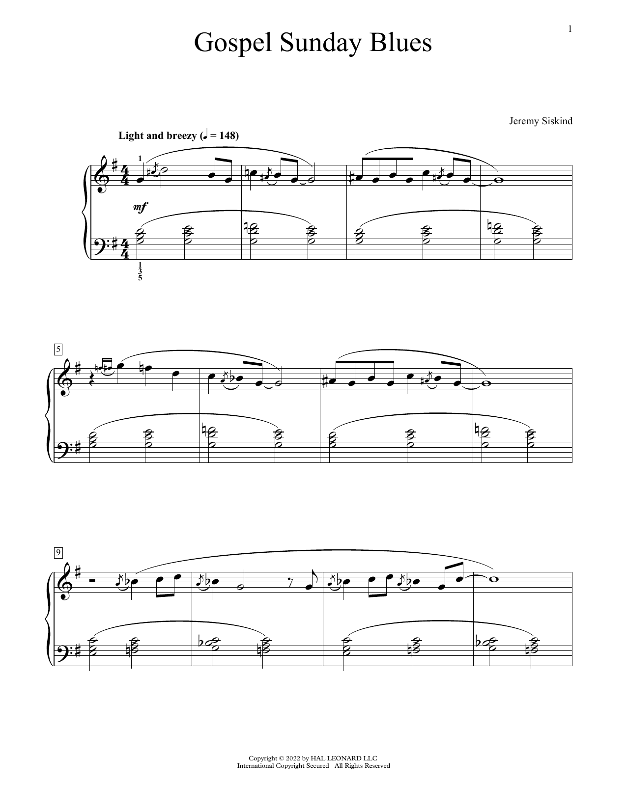 Produktbild zu: Gospel Sunday Blues