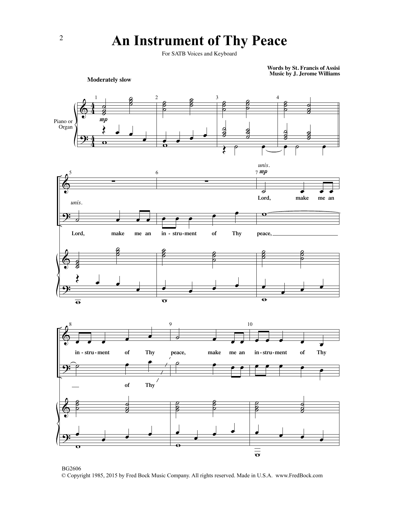 Produktbild zu: An Instrument Of Thy Peace