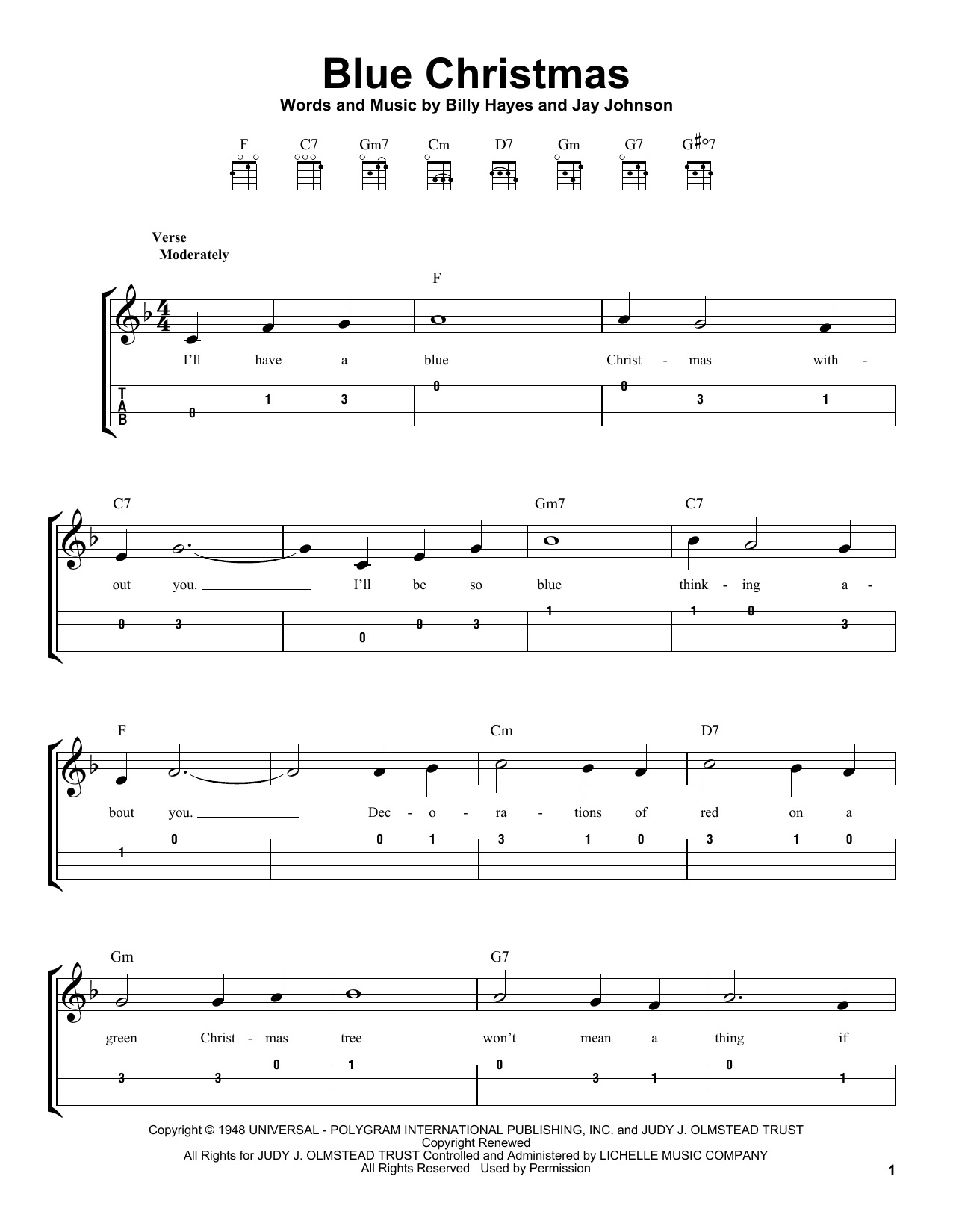 Product gallery: Page 1 of 1 Blue Christmas, Elvis Presley