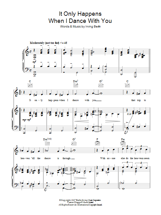 Product gallery: Page 1 of 1 It Only Happens When I Dance With You, Judy Garland