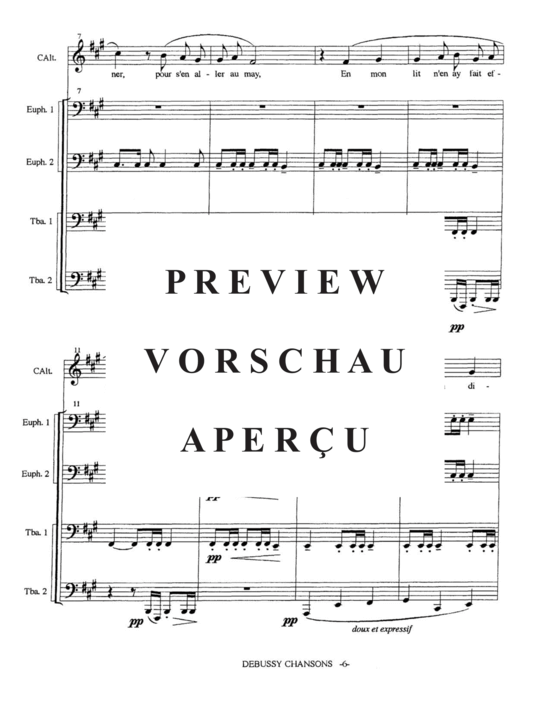 Product gallery: Page 8 of 21 Trois Chansons , , (Tuba Quartett EETT)