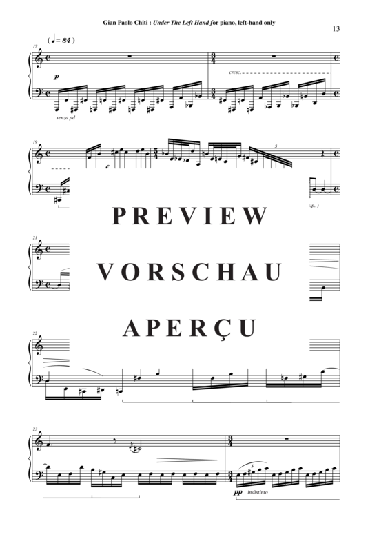 Product gallery: Page 14 of 15 Under The Left Hand , , Piano Solo