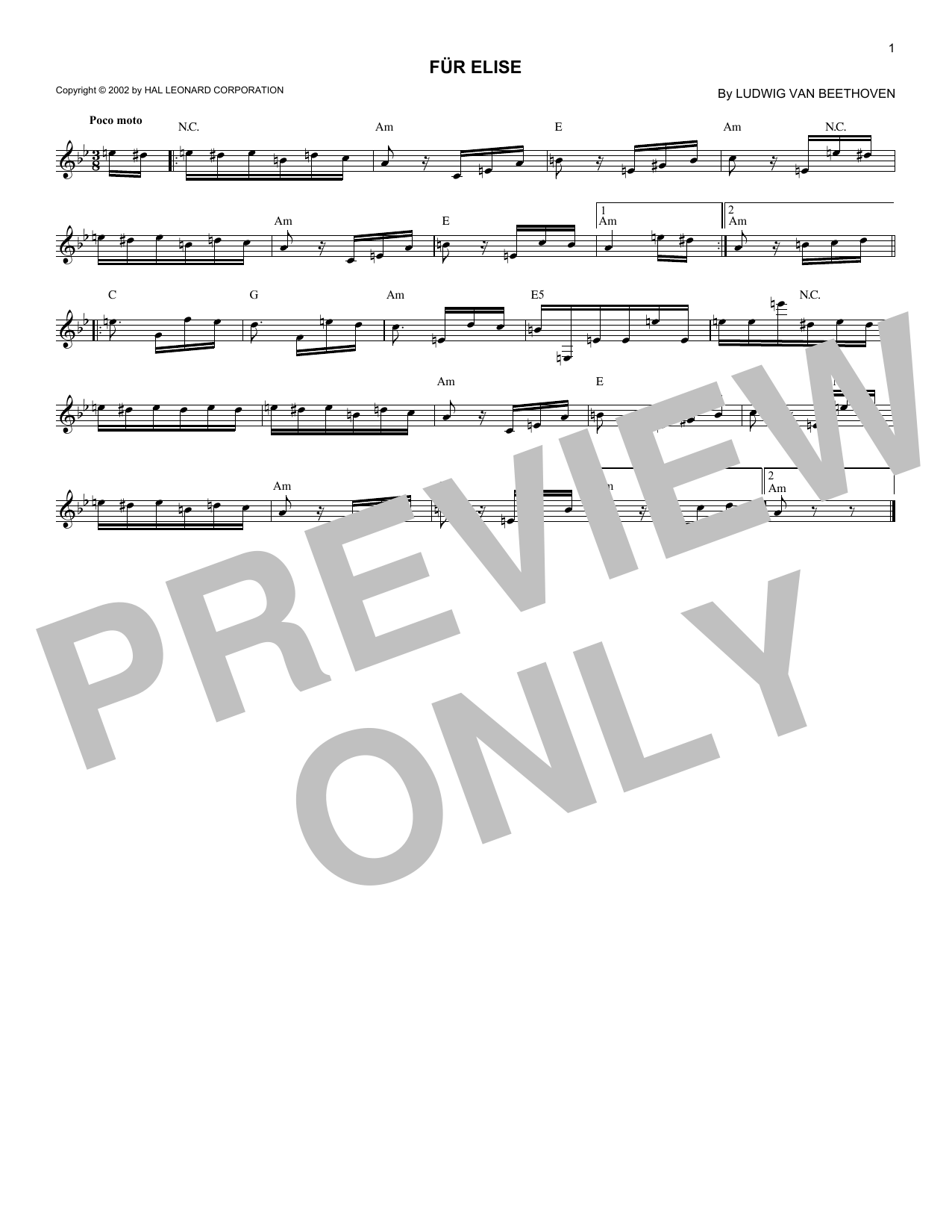 Produktbild zu: Fur Elise, WoO 59