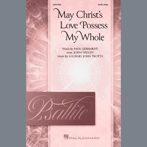 cover: May Christ's Love Possess My Whole, Michael John Trotta, Chor