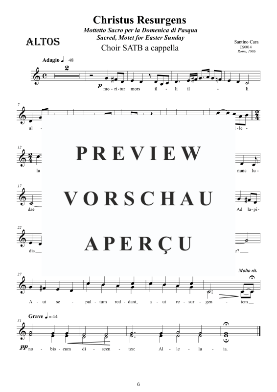 Produktgalerie: Seite 7 von 9 Christus Resurgens - Oster Motette, , Gemischter Chor a capella