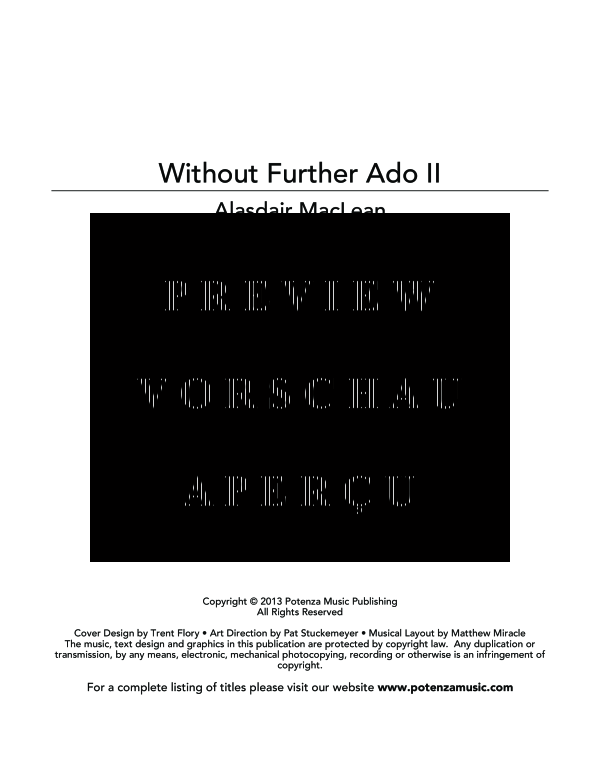 Produktgalerie: Seite 3 von 11 Without Further Ado II, , (Trio 2x Klarinette in B und Klavier)