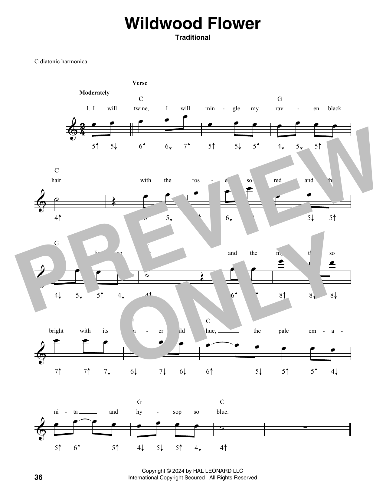 Product picture to:  Wildwood Flower - Traditional