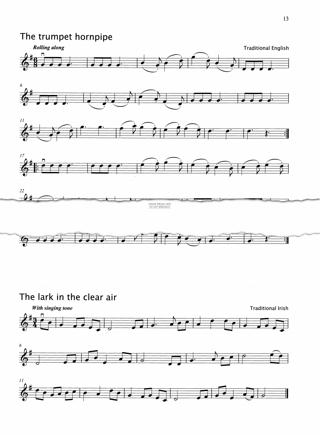 gallery: The Trumpet Hornpipe/The Lark In The Clear Air/Staten Island/Grimstock/The Girl I Left Behind Me, , Violine