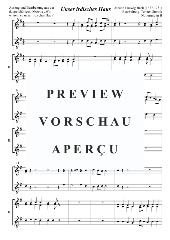 Product gallery: Page 4 of 5 Unser irdisches Haus, , Trombone Choir - Double Choir