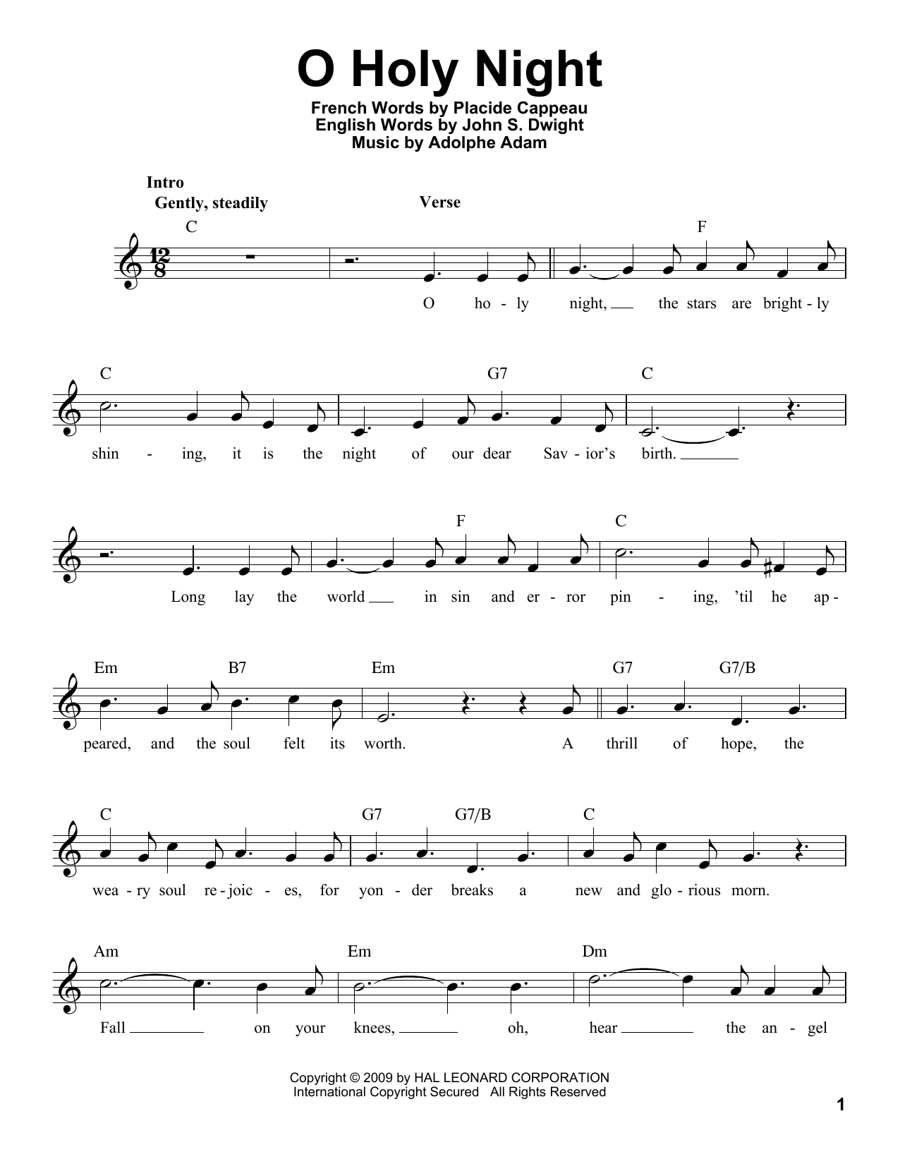 Produktgalerie: Seite 1 von 1 O Holy Night, Adolphe Adam, Gesang