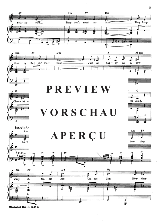 Product gallery: Page 4 of 8 Mississippi Mud ,  Rhythm Boys , Piano and Voice