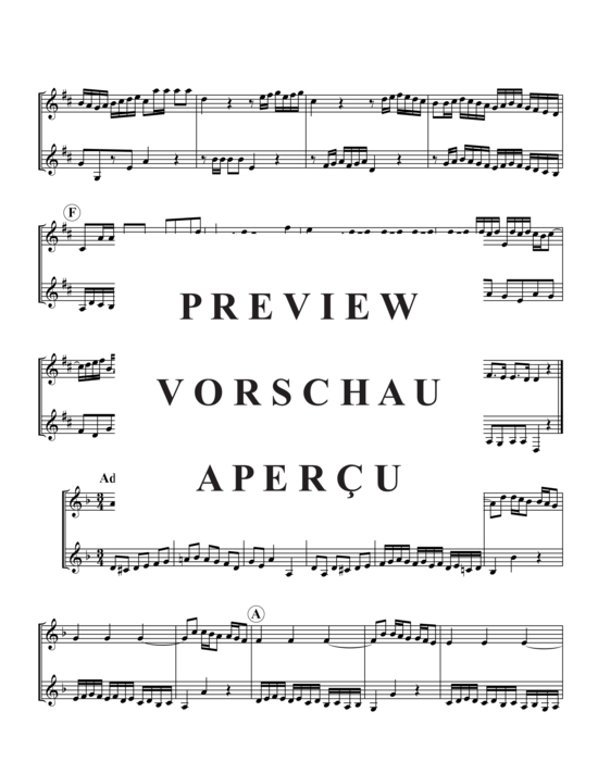 Produktgalerie: Seite 5 von 21 Ausgewählte Duette aus Händel's Flöten-Sonaten , , Hornduett