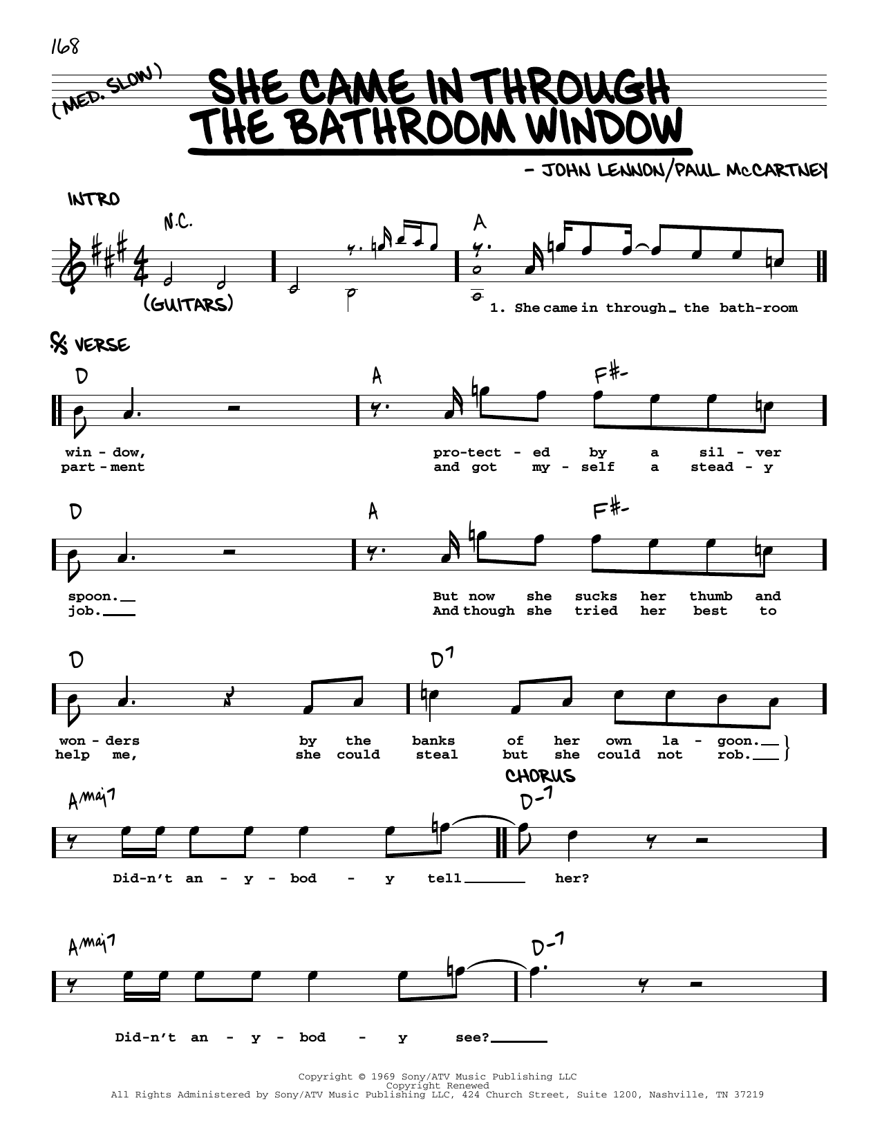 Product picture to: She Came In Through The Bathroom Window [Jazz version]