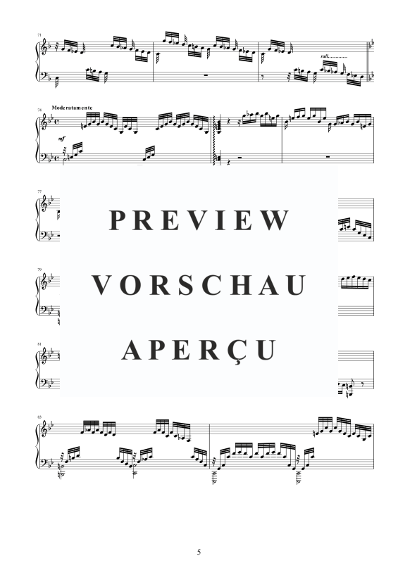 Produktgalerie: Seite 6 von 10 Fantasia in G-Moll BWV 920, , Klavier Solo