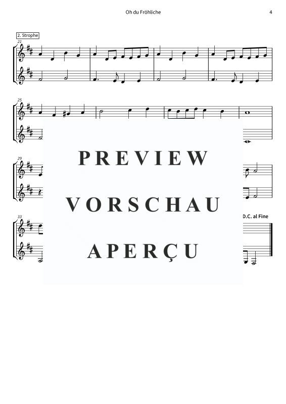 Product gallery: Page 6 of 8 Oh du Fröhliche - aus dem Album Barock und Jazz zum Fest, , (Duet 2x clarinet in Bb)