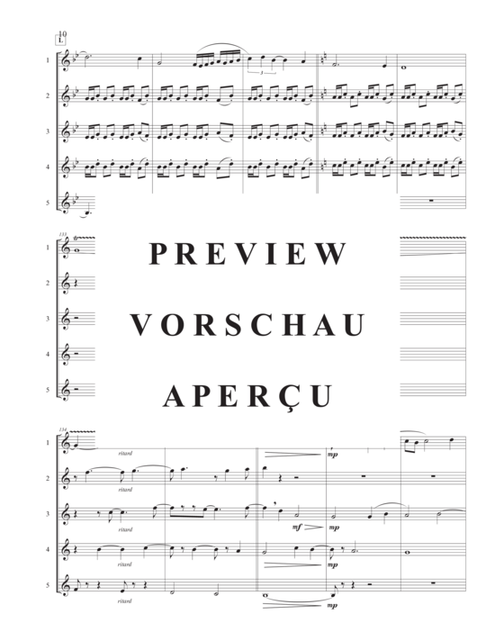 Produktgalerie: Seite 13 von 21 Blazons Five , , (5-stimmiges Trompetenensemble)