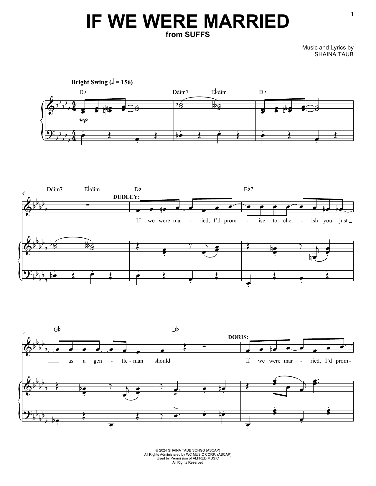 Produktbild zu: If We Were Married (from Suffs)