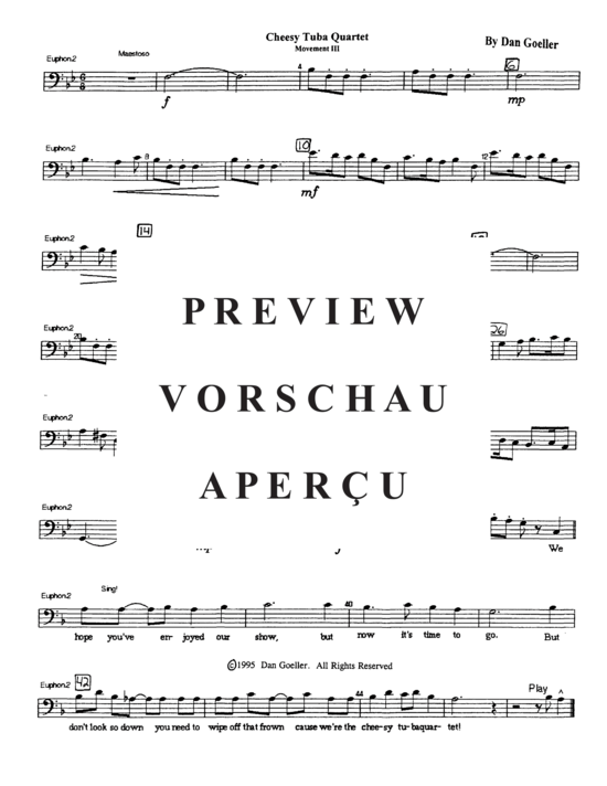 Product gallery: Page 15 of 21 The Cheesy Tuba Quartet , , (Tuba Quartett EETT)