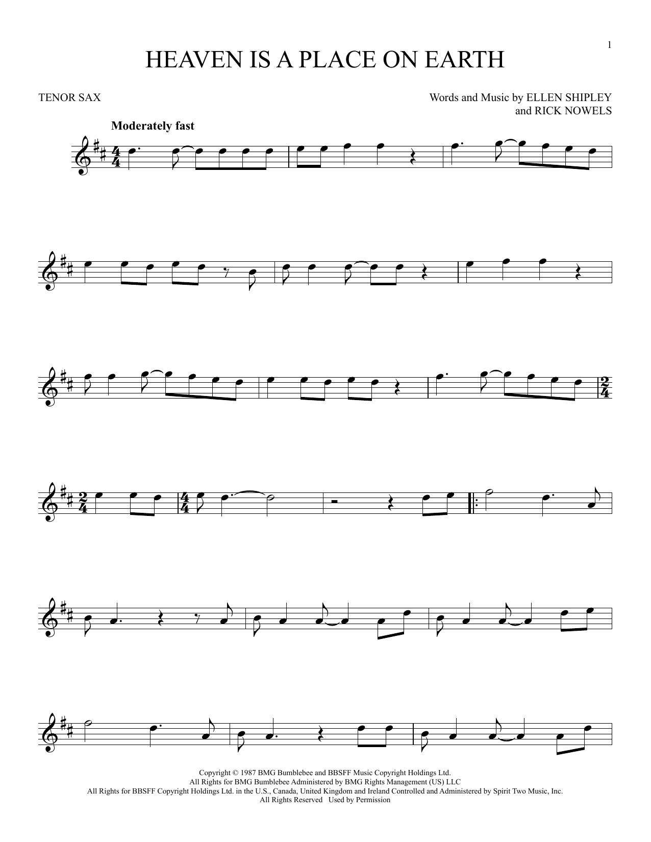 Product gallery: Page 1 of 1 Heaven Is A Place On Earth, Belinda Carlisle