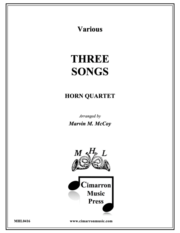 cover: Three Songs, , Horn Quartet