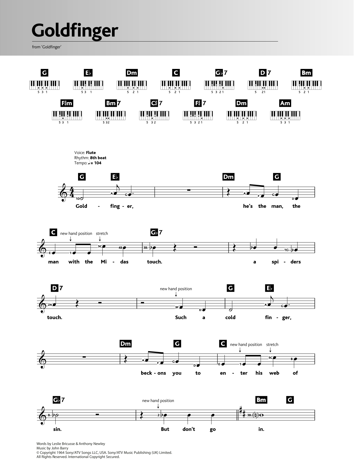 Produktbild zu:  Goldfinger - Shirley Bassey