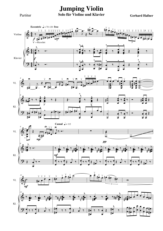 Product gallery: Page 1 of 11 Jumping Violin, , (violin and piano)