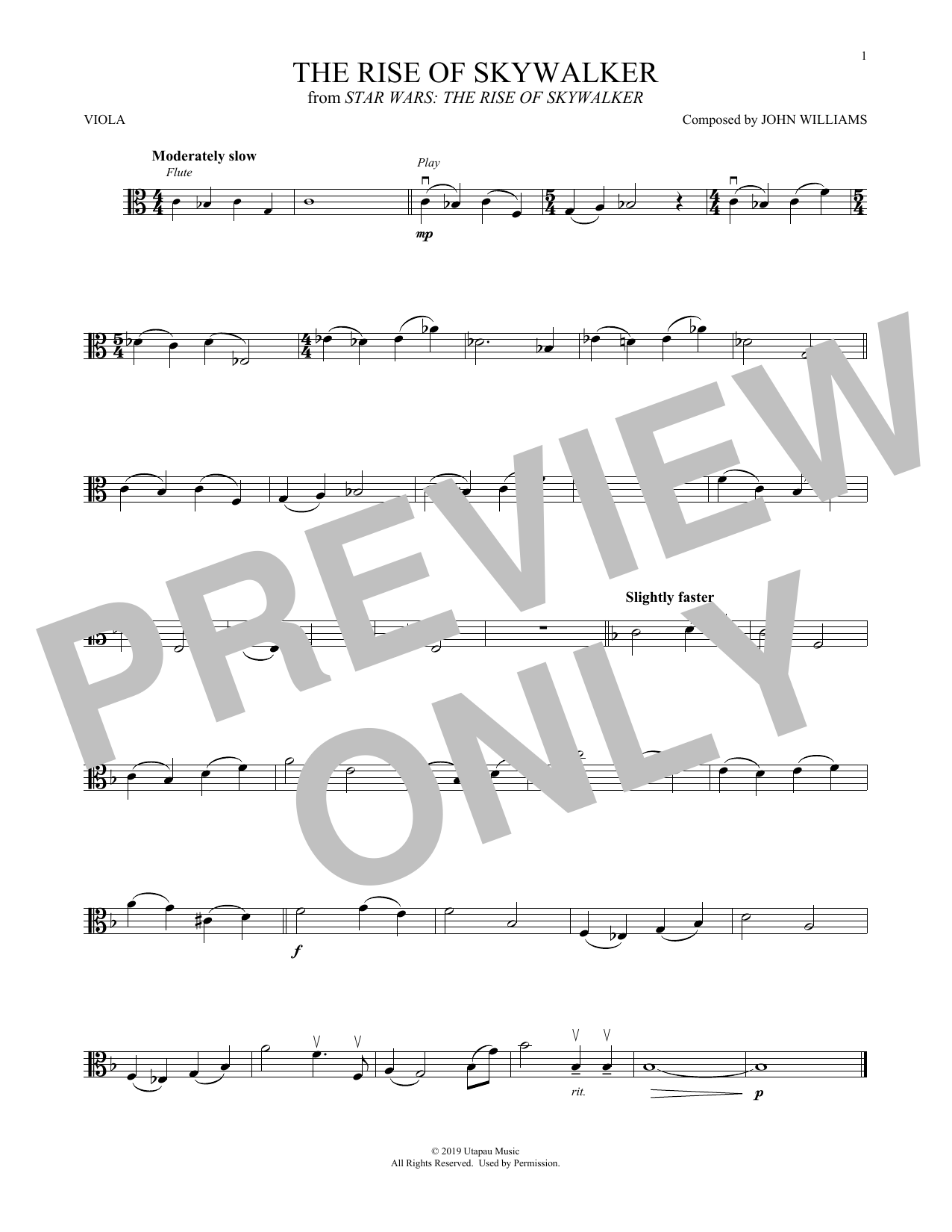 Produktbild zu:  The Rise Of Skywalker (from Star Wars: The Rise Of Skywalker) - John Williams