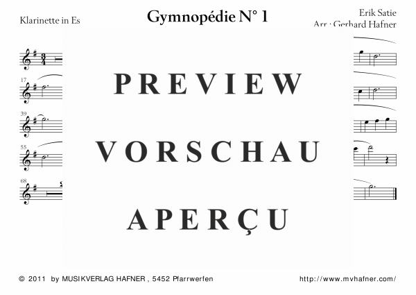 gallery: Gymnopedie No. 1, , (Großes Blasorchester)