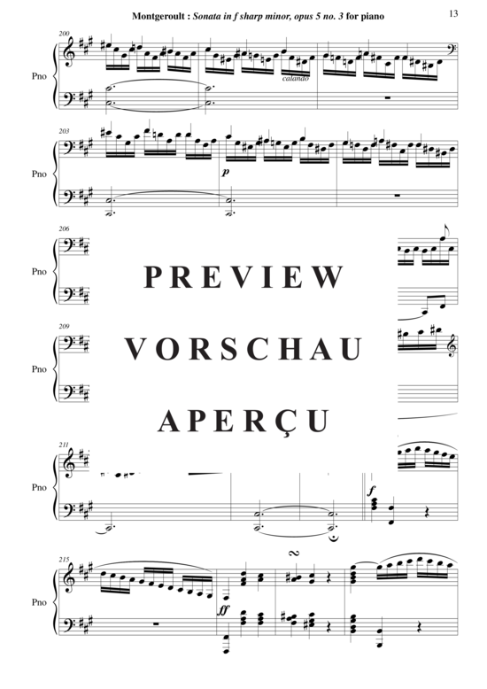 Product gallery: Page 14 of 21 Sonata in f-sharp minor, Opus 5 no. 3 , Horvath, Nicolas, Piano Solo