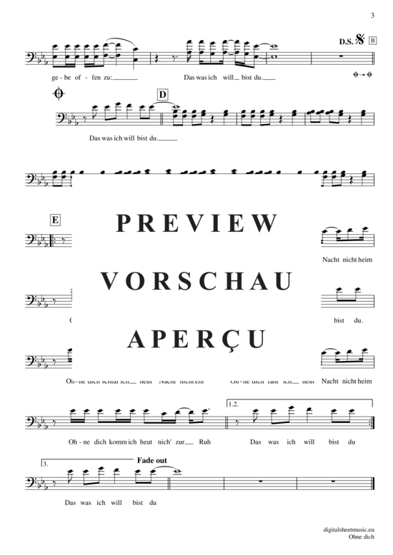 gallery: Ohne dich , Münchener Freiheit, (Posaune / Bariton)