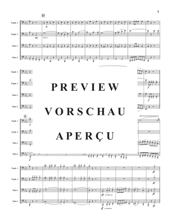 Product gallery: Page 5 of 18 Carrollton March , , (Tuba Quartett EETT)
