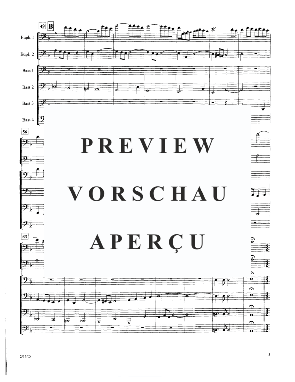 Product gallery: Page 5 of 11 Canzona, BWV 588, , Tuba Ensemble Eetttt