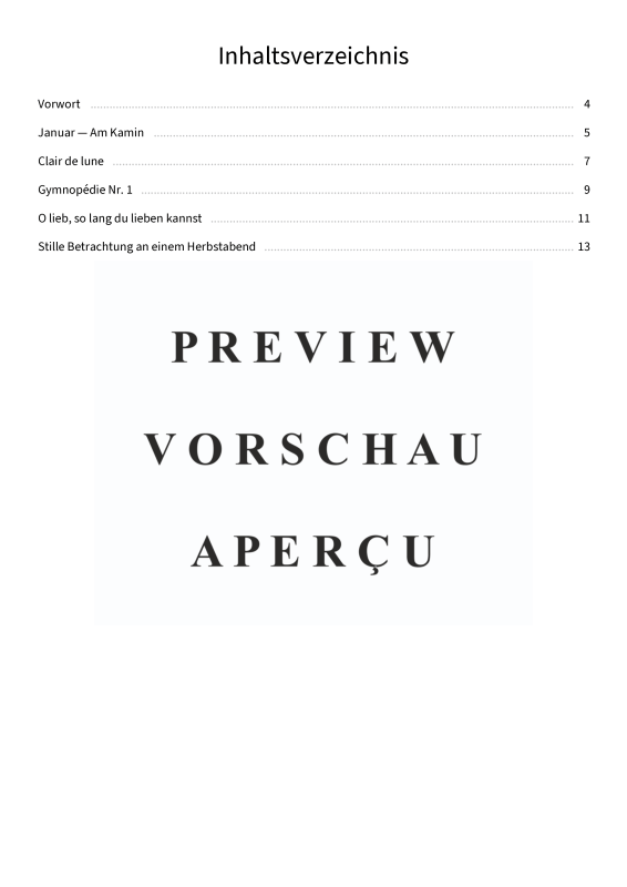 Produktgalerie: Seite 5 von 11 Am Kamin - Musik für stille Abende - Ruhige, introspektive Klavierwerke für entspannte Momente, , Klavier Solo