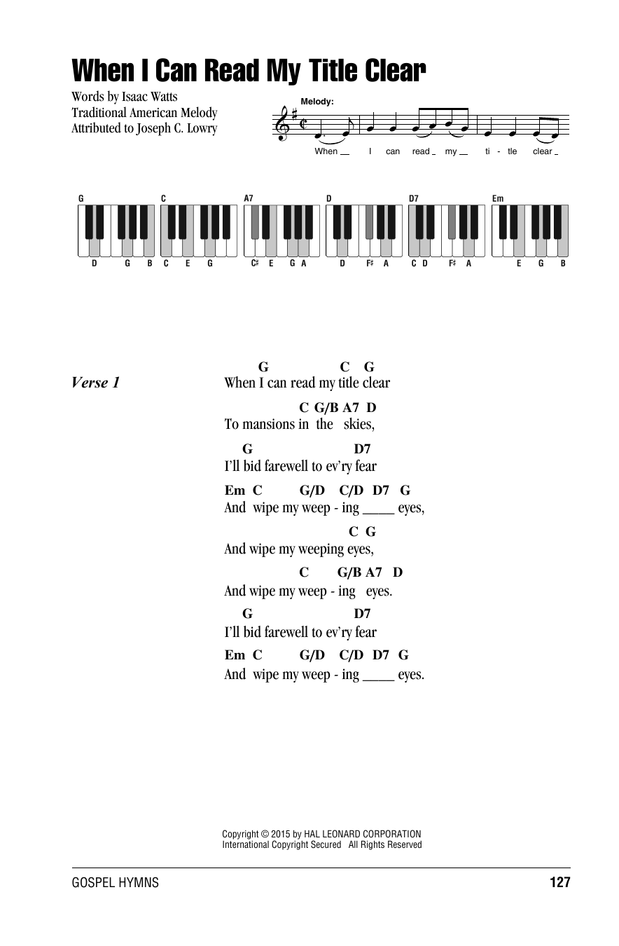 Produktbild zu: When I Can Read My Title Clear