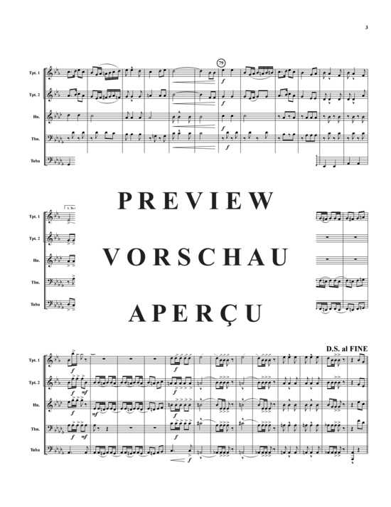 gallery: U.S. Field Artillery Marsch , , (Blechbläserquintett)