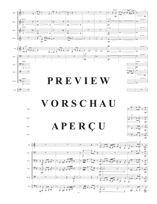 Product gallery: Page 14 of 21 Brom Bones (10-stimmiger Blechbläserchor) (4 Trompeten, 1 Horn, 3 Posaunen, 1 Bassposaune, 1 Tuba) , , )
