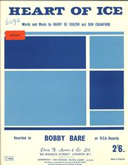 cover: Heart Of Ice, Bobby Bare, Gesang, Gitarre, Klavier