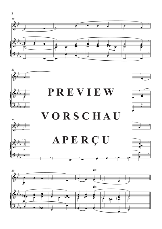 Produktgalerie: Seite 3 von 6 Ich bete an die Macht der Liebe , , (Horn in F + Klavier)
