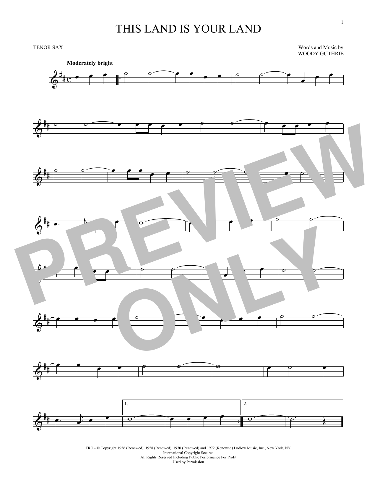 Product gallery: Page 1 of 1 This Land Is Your Land, Woody Guthrie