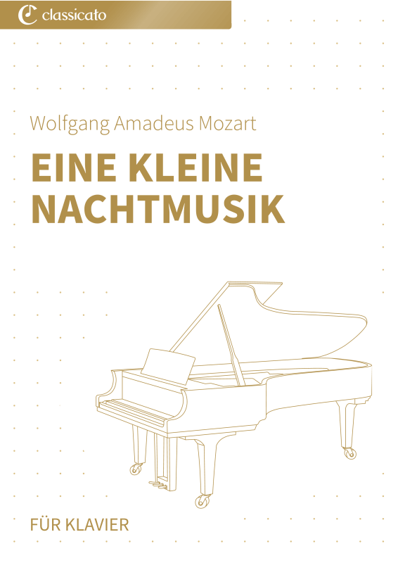 Produktbild zu: Eine kleine Nachtmusik - leicht spielbare Klavierfassung in G-DurWolfgang Amadeus Mozart