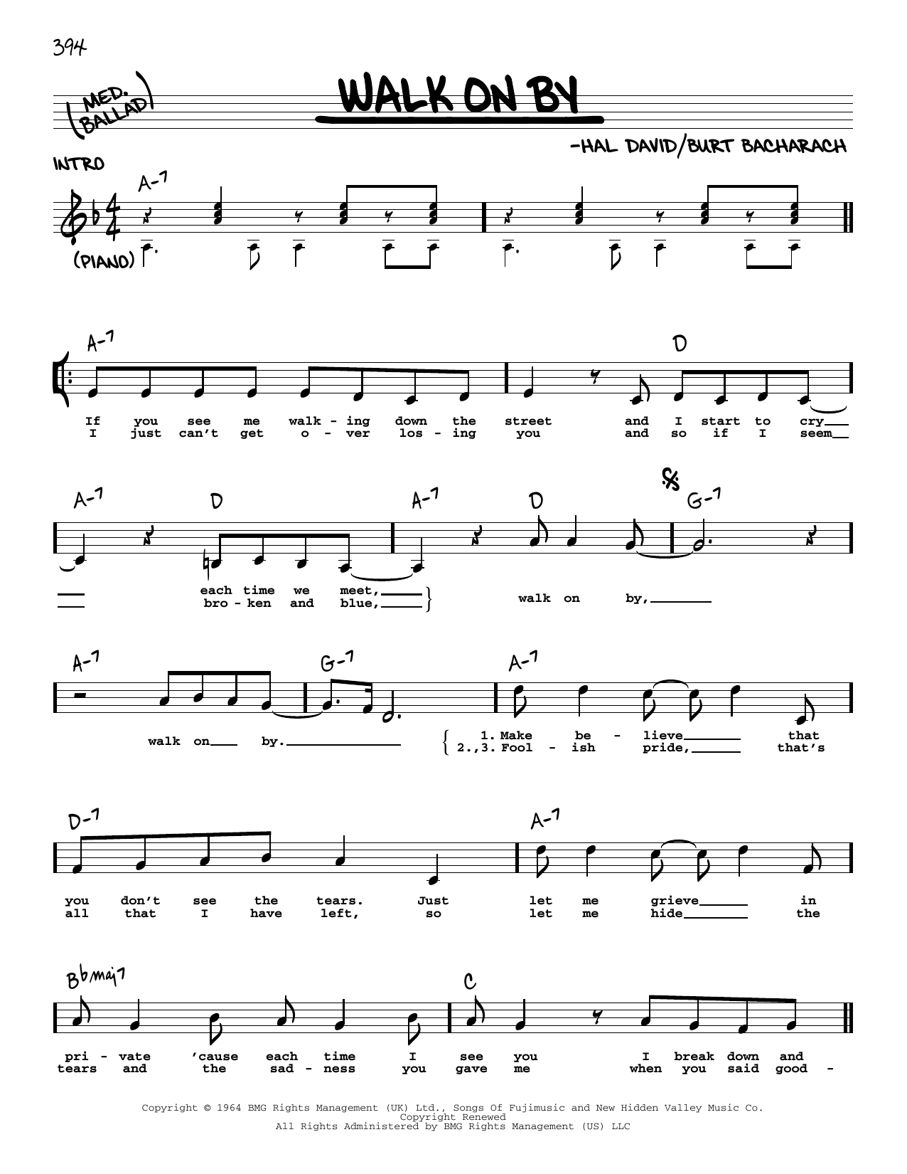 Produktbild zu: Walk On By