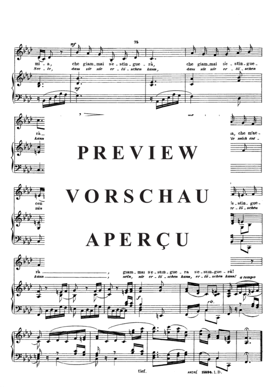 Product gallery: Page 8 of 8 Dopo tante e tante pene, Sieber Ferdinand, Low Voice and Piano