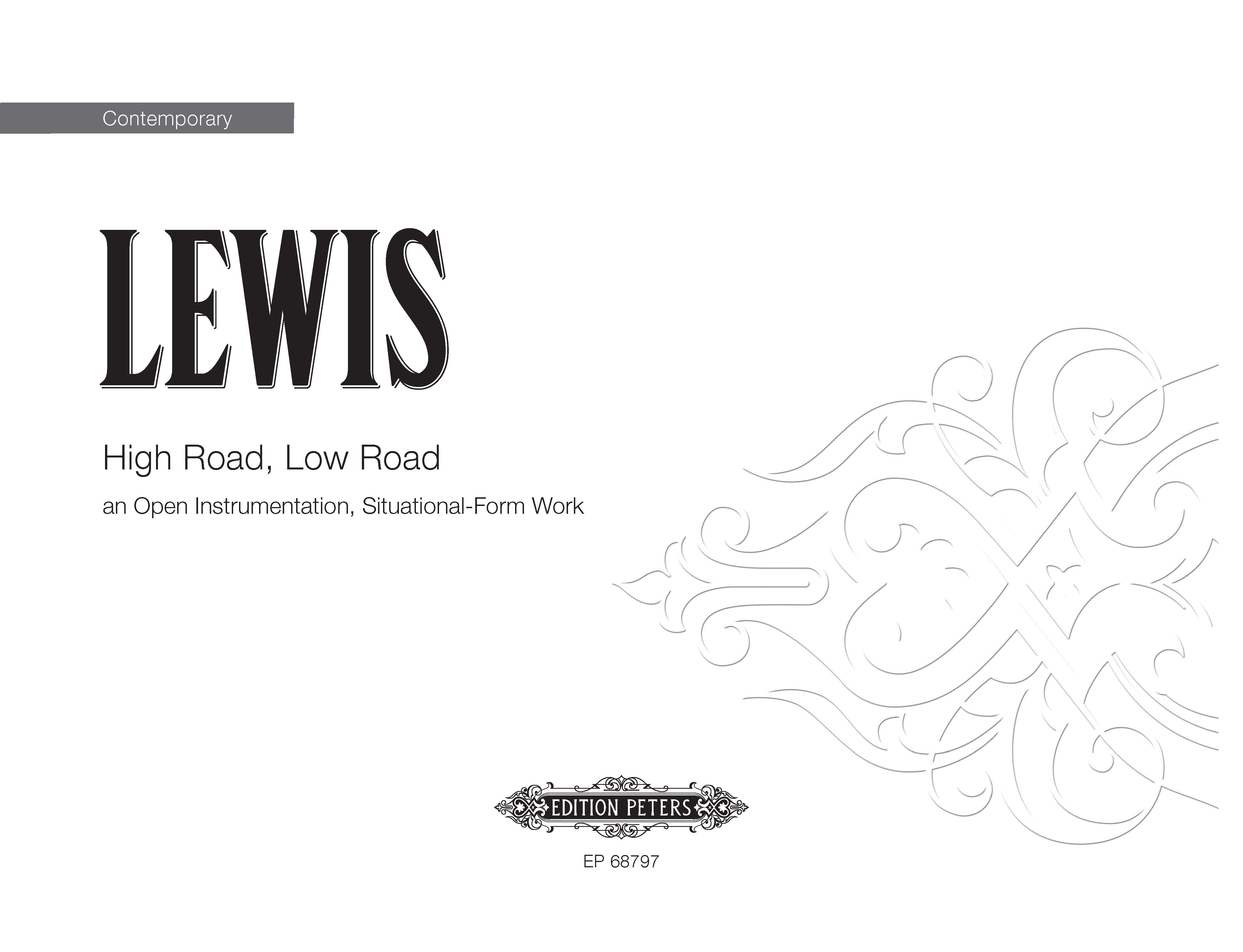 Produktbild zu: High Road, Low Road