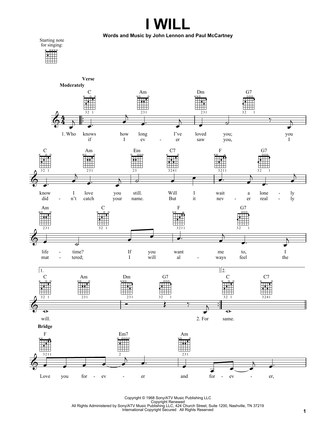 Produktbild zu: I Will