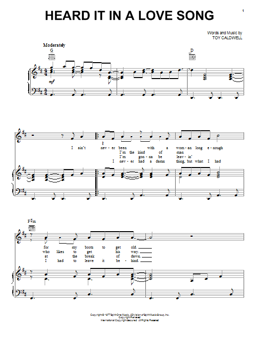 Produktbild zu: Heard It In A Love Song