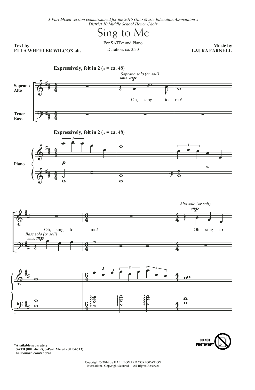 Product picture to: Sing To Me