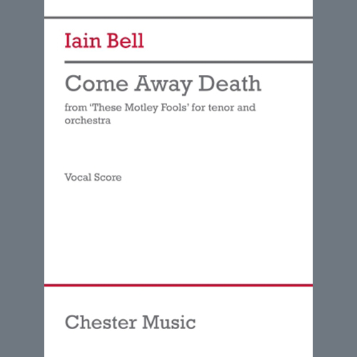 cover: Come Away Death (from These Motley Fools), Iain Bell, Gesang