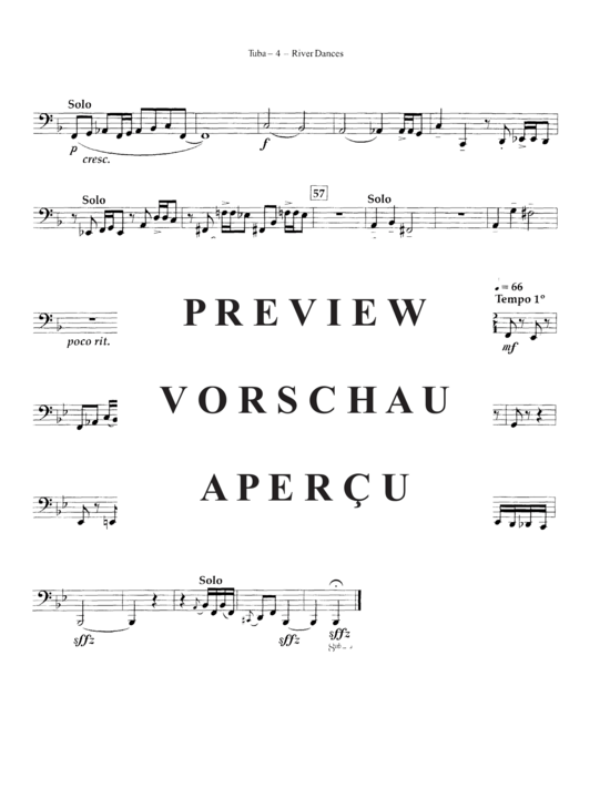 Product gallery: Page 27 of 27 River Songs , , (Tuba Quartet 3x Euphonium/Trombone + Tuba)