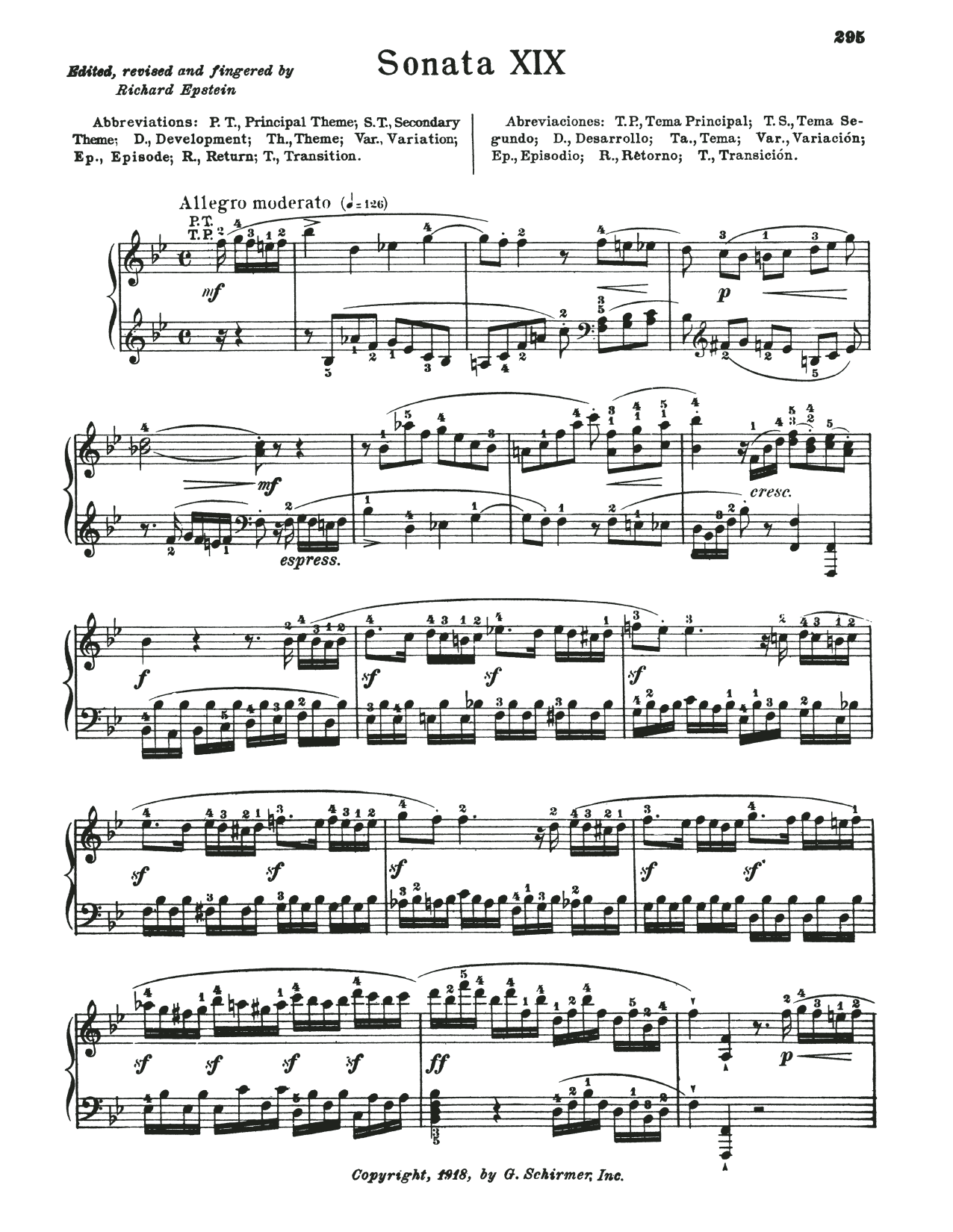 Produktbild zu: Sonata In B-Flat Major, K. 498a